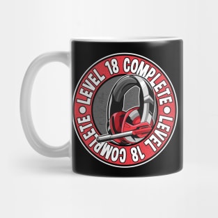 Gaming Level 18 Complete Birthday Gift 18th BDay Mug